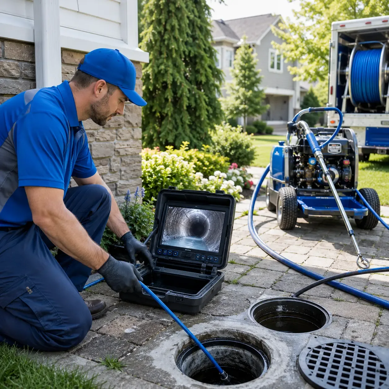 Outdoor drain cleaning professionals serving East Tawas, MI