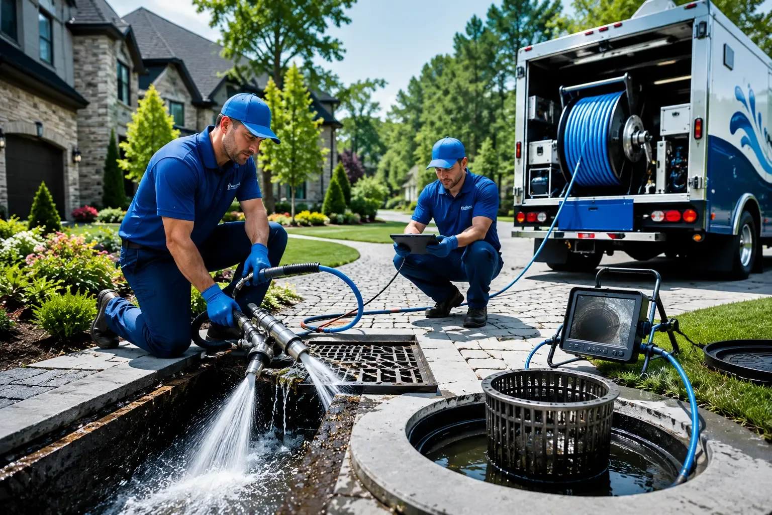 Local outdoor drain cleaning professionals in East Tawas, MI