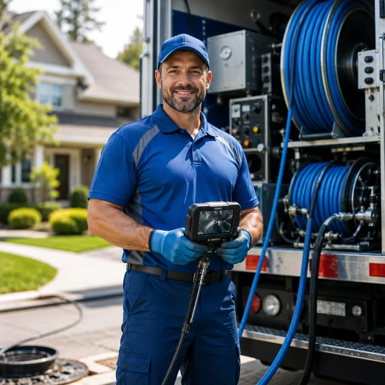 Local outdoor drain cleaning specialists in East Tawas, MI